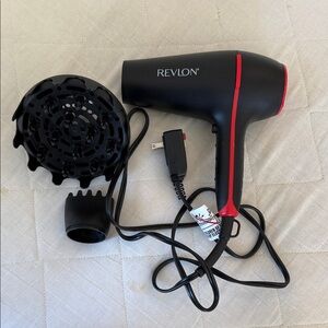 Revlon Black and Red Hair Dryer Set